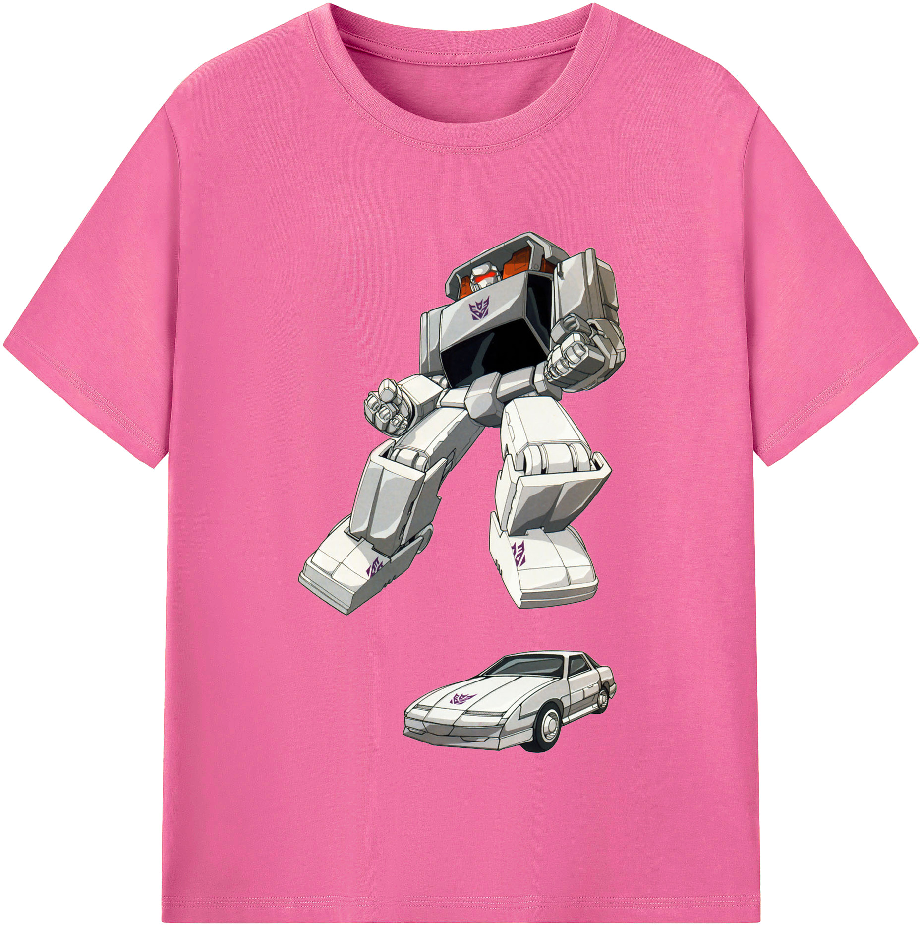 （画像用）  レディースカジュアルプリントTシャツ（綿100％）